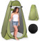 Camping Toilettenzelt - 120cmx120cmx190cm Duschzelt Pop Up Umkleidezelt Privatsphäre Toilette Umkleidekabine Lagerzelt Mobile Outdoor WC Zelt für Camping & Beach, mit Tragetasche(UV 50+)