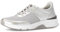 Gabor Damen Low-Top Sneaker, Frauen Halbschuhe,schnürschuhe,schnürer,straßenschuhe,Strassenschuhe,Sportschuhe,Silber,37 EU / 4 UK