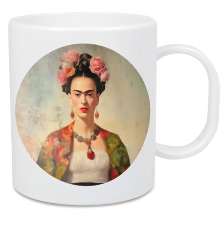 artboxONE Großer Kinderbecher Frida Mexikanische Folklore von Carina - Floral