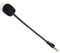 Microphone 3,5 mm pour casque de jeu Logitech G Pro X avec housse en mousse noire pour Logitech G Pro X