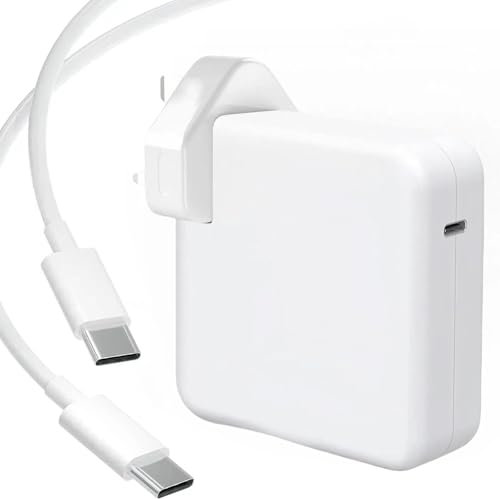 106W USB C Super Fast Charger, MacBook Pro Super Fast Charger, laptop charger suitable for MacBook Pro 16,15,14,13 inches, MacBook Air 13 inches, iPad Pro 12.9、 11 inch and all USB C devices, 2M cable