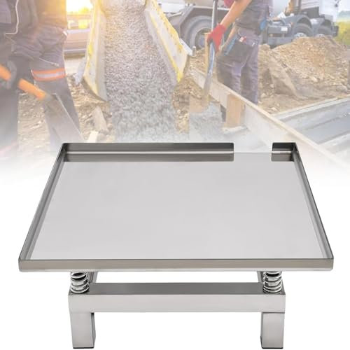Betonrütteltisch, elektrischer Rütteltest, Prüftisch-Vibrationsplattform, Rüttelplatte, 3000 U/min,35x35cm