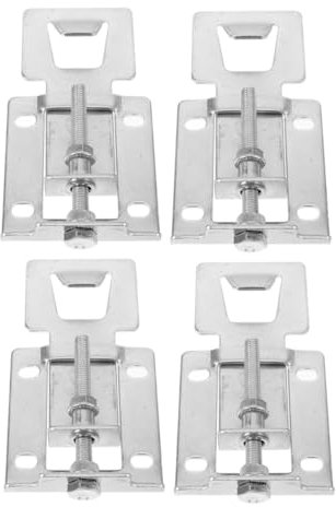 Housoutil 2pairs Cooker Hood Hanging Hooks Range Hood Fixing Hanger Height Adjustment Lifting Kitchen Range Supplies