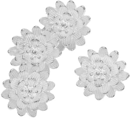 CRILSTYLEO Juego De Té De 4 Piezas Con Incrustaciones De Flores De Loto Dijes Decorativos Para Taza Taza Hecha A Mano Con Incrustaciones De Flores De Loto Para Taza De Cerámica Vajilla