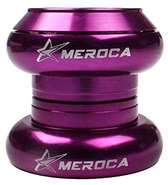 DONGLING SteuersäTze 29,6-mm-Lager-Fahrradsteuersatz Ahead Kappe(Purple)