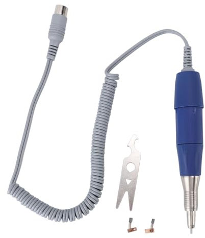 Brilluxa Pièce à main de micro-moteur, outil de polissage électrique 40W, 40000rpm CW CCW poignée rotative avec brosse en carbone pour bijoux utilisation de laboratoire