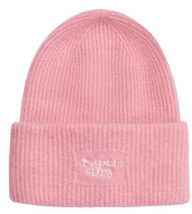 Superdry Damen Weiche Rippstrick-Beanie