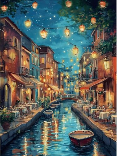 CLYCTIP Diamond Painting – DIY Diamanten Painting für Erwachsene und Kinder, Kunsthandwerk für Anfänger und Wanddekoration 30x40 cm (338)