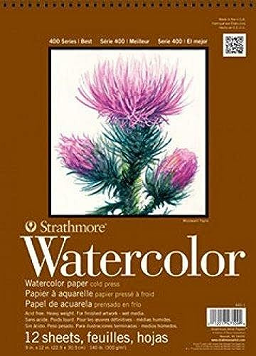 Strathmore STR-472-13 15 Block Watercolor, 13 by 17, Paper, White, 13x17
