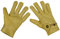 MFH Herren Western Leather Handschuhe Beige Größe S