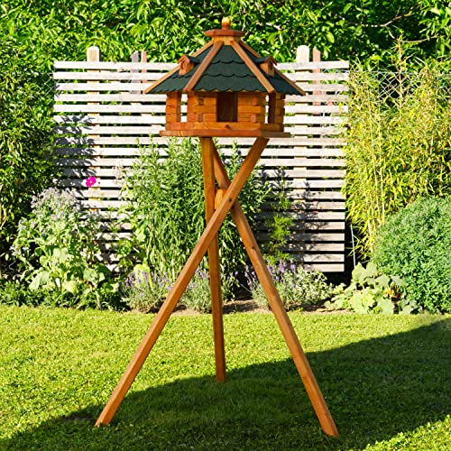 Vogelhaus von Größe L, XL und XXL Futterhaus Futterhäuschen Vogelvilla V18, Vogelfutterhaus aus Holz