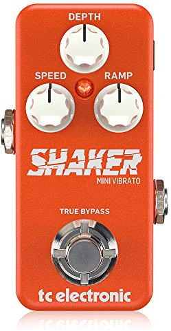 TC Electronic SHAKER MINI VIBRATO Ultrakompaktes Vibrato-Pedal mit integrierter TonePrint-Technologie