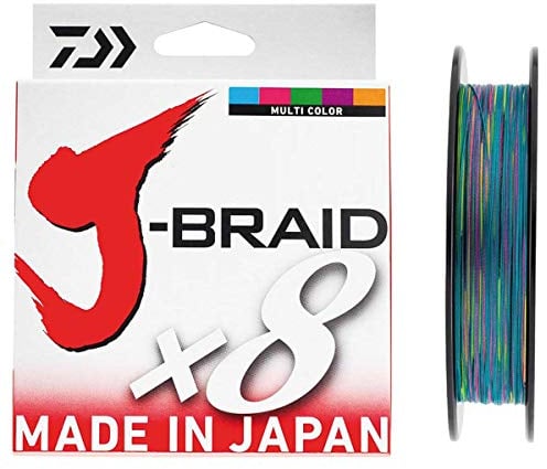 Daiwa - Jbraid 8 Braid 500, Mehrfarbig, Größe 0,350 mm