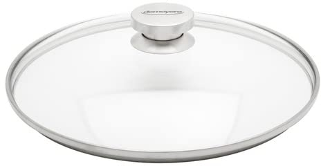 DEMEYERE Couvercle en verre transparent avec cercle inox 28 cm
