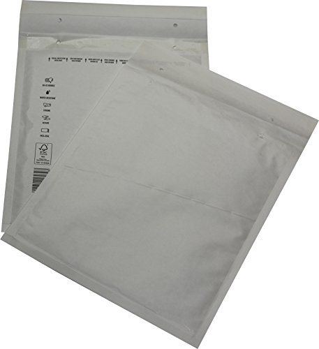 25 St. Luftpolsterversandtaschen Gr. 5 E weiß 240 x 275 mm Briefumschläge DIN B5+