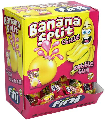 Fini | Liquid Banana Split Gum | 200 stuks