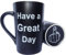 This Might be Wine Funny Christmas Gifts Coffee Mug Have a Great Day Black, 12 Oz