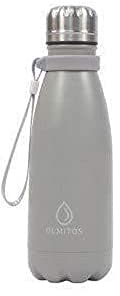 Olmitos - Botella termica inox, 350 ml, color gris