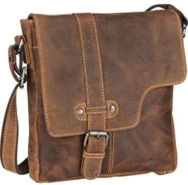 Greenburry Vintage Umhängetasche Braun 22x4x24cm