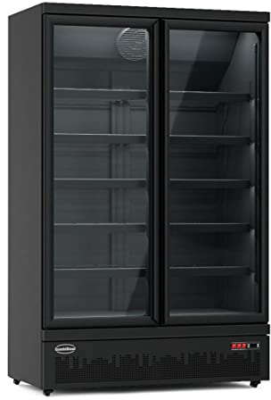 CombiSteel Armoire Négative Professionnelle Vitrée - de 1000 ou 1450 Litres