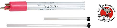 SIBO Fluidra Netherlands B.V. 75 Watt UVC Set Lampe & Glas für Tauch UVC Aquaforte