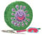 Lumaland Pinata Set zum Befüllen inkl. Schläger & Augenbinde | Beat The Virus ideal für Kinder-Geburtstag & Feier | Piñata inkl. 50g buntes Konfetti | Individuell befüllbar [50x50x15 cm]