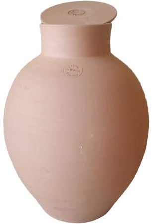 Ollas Lutton Olla Terre Cuite à Enterrer 8L | Arrosage Autonome pour Plantes d'Extérieur Ecologique & Economique | Système d'Irrigation Naturel | Autonomie 8 Jours | OYA Terracotta