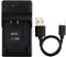 Norifon LI-80B USB Caricatore per Olympus T-100, T-110, X-36 Fotocamera e Altro