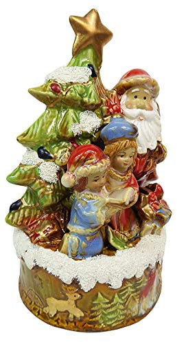 Zelda Bomboniere Spieluhr aus Porzellan, 13 x 10,5 x 20 cm, Weihnachtsdekoration