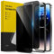 BENKS 2 Stück Sichtschutzfolie für iPhone 14 Pro/15 Panzer Schutz Full Screen Anti Spy Sichtschutz für iPhone 14 Pro/15 Dunkel Folie Privatsphäre Schützen Glas