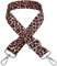 Verstellbarer 3.8cm Schultergurt,Leopard Breiter Taschengurt Schulterriemen Tragegurt Tasche Handtasche Trageriemen Längenr Gurt Verstellbar Mit Silber Karabiner Für Damen Mädchen,Tasche DIY Zubehör