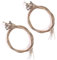 KVSERT 32 Stück/Set Lyre Harp Saiten-Set für 16-saitige Lyre Harfe Zubehör Saiten Zubehör