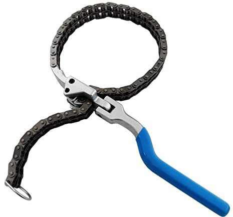 R&C Components Ltd Oil Filter Removal Tool - Oil Filter Chain Wrench 60-195mm - Oil Filter Remover Strap Chain Wrench Style