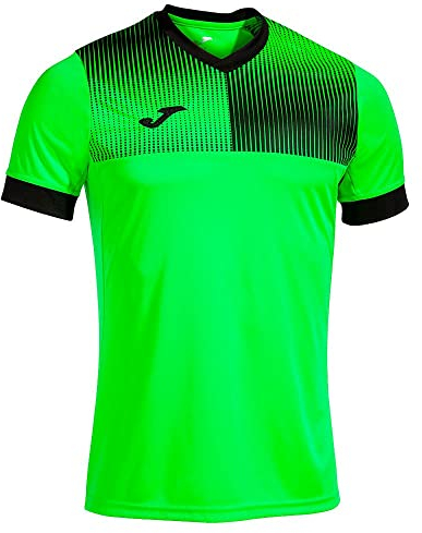 Joma Camiseta Manga Corta Eco Supernova Verde Fluor Negro