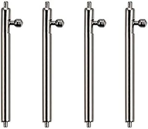 ZoRoll Federstege 22mm, Quick Release Edelstahl Federstangen Uhrösen für Uhrenarmband Federstifte 22mm breite Uhr - (4 Stück)