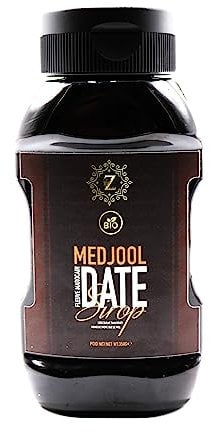 Jarabe de dátiles Medjoul de Marruecos— Jarabe de Dátil 100% Puro & Natural, sin Azúcar — Jarabe para Café apto para veganos, 350g