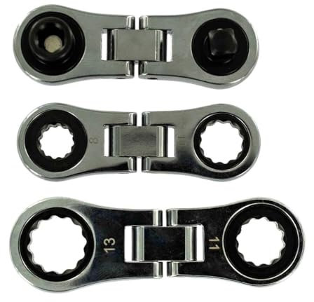 BUSCHING Ratchet Double Ring Spanner Set 100887