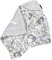 TupTam Baby Winter Einschlagdecke Babydecke 75x75cm für Autositz Babyschale Wattiert Minky Baumwolle Universal, Farbe: Safari/Grau, Größe: Einheitsgröße