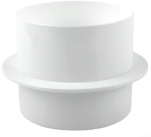 Oniissy Clapet anti-retour en PVC pour salle de bain et cuisine, tuyau rond, extracteur d'air pour volet de salle de bain (100 mm)