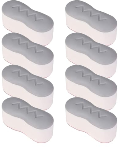Adesivo Forte Tampone Sedile WC, 8 pezzi Cuscinetti per sedile WC, Respingente del Sedile Universale WC, per Proteggere il Sedile Gabinetto, universali, con adesivo forte, multicolore