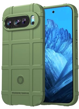 TINGYR Cover per Google Pixel 9, Ottima Cover Antiurto TPU Flessibile, Custodia Case per Google Pixel 9 Smartphone.(Verde)