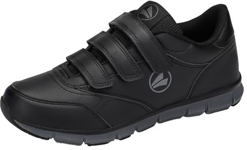 Jako J-BL Comfy V Damen Sportschuh aus Kunstleder in Schwarz mit 3 Fach Klettverschluss. schwarz Gr. 43