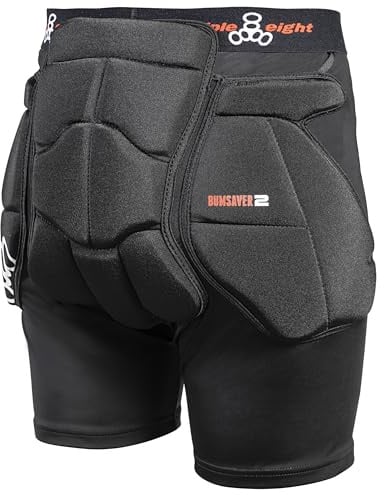 Triple Eight Bumsaver 2 Gepolsterte Shorts für Skateboarden, Snowboarden und Skifahren