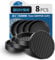 Ø 50mm Furniture Gripper，Non Slip Pads， Sofa Feet Pads，Thick Rubber Furniture Coaster，Heavy Duty Cushions，Prevent Scratches & Damage Hardwood Floor Bed，Chair Protectors, 8 Pcs Round Black