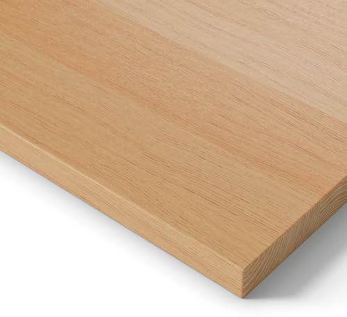 Ergotopia Buche Echtholz Tischplatte 160 cm, ideal für höhenverstellbare Schreibtische, gefertigt in Deutschland - 2,5 cm Massivholz Platte Bürotischplatte Schreibtischplatte