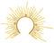 PAMINGONO Unser Damen Stirnband Prinzessinnen Kostüm Für Mädchen Haarschmuck Für Abschlussball Göttin Kopfbedeckung Mädchen Outfits Halloween Kostüme Braut Accessoires Golddekor