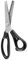 Professionelle Schneiderschere, Zackenschere, Edelstahlklingen, Professionelle Schere 3/5/7 Mm, Rund 3/5/7 Mm, 23 Cm, Ideal für Stoffe, Basteln (3mm)