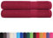 vidaXL Handtücher 2 STK. Bordeauxrot 100x200cm 360 g/m² 100% Baumwolle, Strandtuch, Strandhandtuch, großes Badetuch, Badetuch, Gästetuch