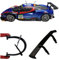 blackslot Flexibler Spoiler, Carrera Zubehör für 124 Ferrari 296 GT3, Carrera Bahn Zubehör, Tuning Kleinteil Ersatzteil