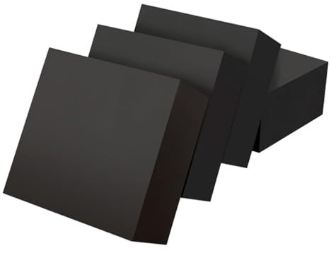 Rehausseurs de meubles, rehausseurs de lit, rehausseurs de table, rehausseurs de meubles en caoutchouc Rehausseurs de canapé noirs Pieds de support de lit carrés Ajoute 1 à 5 cm de hauteur 4 pieds de